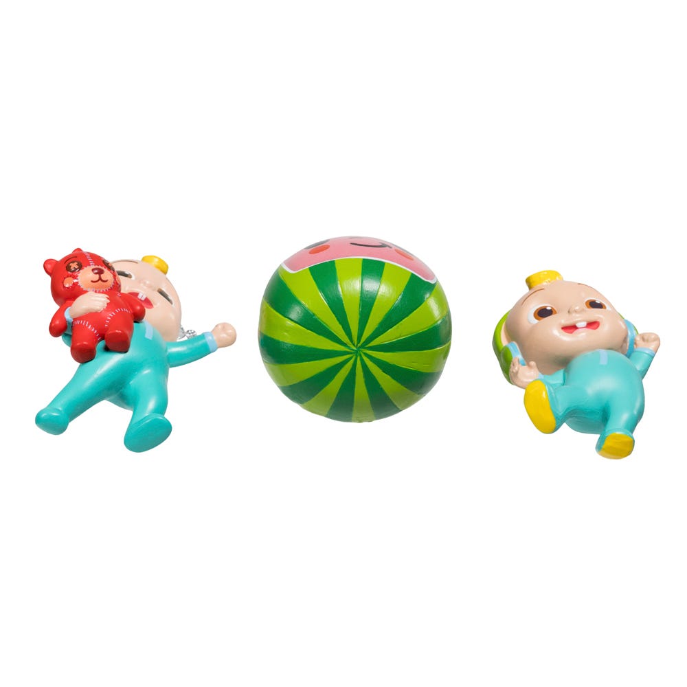 Kurt Adler Cocomelon 3-Piece Ornament Set